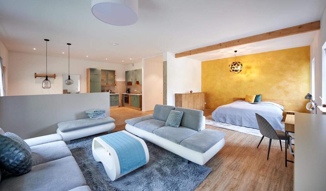 Ferienwohnung Sicado Loft アシャウ・イム・キームガウ エクステリア 写真